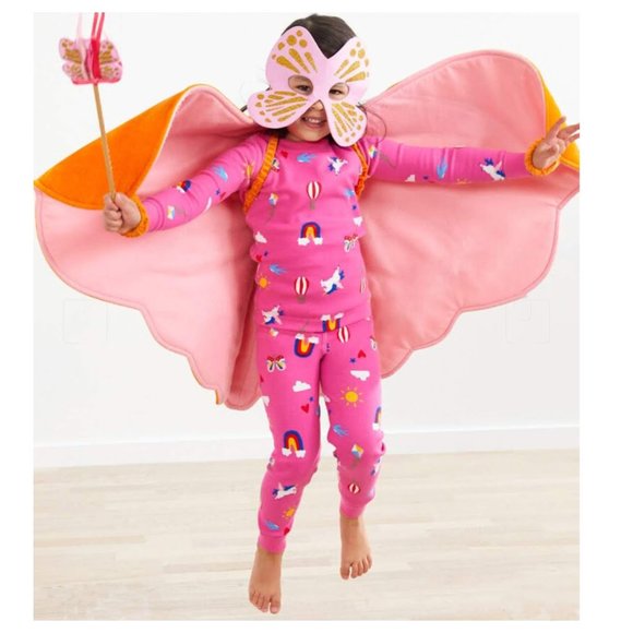 Hanna Andersson Other - Hanna Andersson Pink Rainbow Unicorn Pajama Set